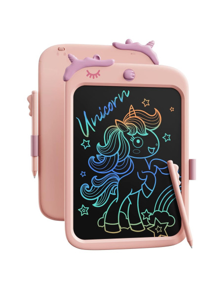 Tableta de Escritura 10" Kikapabi Unicornio Rosa para Niñas Tableta de Escritura 10" Kikapabi Unicornio Rosa para Niñas
