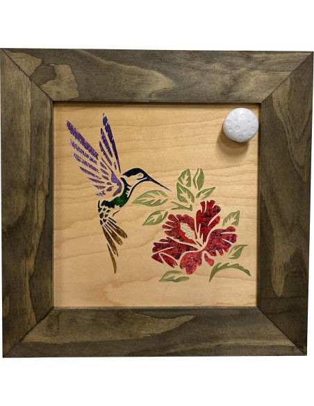 Caja Fuerte Oculta Bellewood para Armas con Colibrí y Hibisco Caja Fuerte Oculta Bellewood para Armas con Colibrí y Hibisco