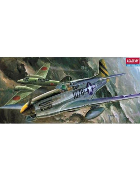 Modelo P-51C Mustang Academia El Luchador 1/72 Detalles Modelo P-51C Mustang Academia El Luchador 1/72 Detalles