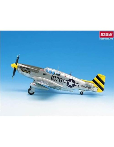 Modelo P-51C Mustang Academia El Luchador 1/72 Detalles Modelo P-51C Mustang Academia El Luchador 1/72 Detalles
