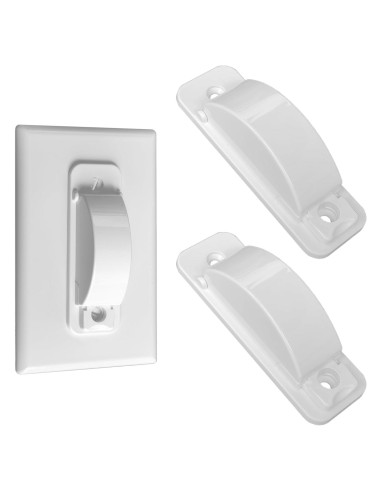 Cubierta de Interruptor de Luz LRANFOW 2 Paquete Blanca