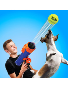 Blaster Nerf Dog 30.48cm con Pelotas de Tenis 5.08cm 2