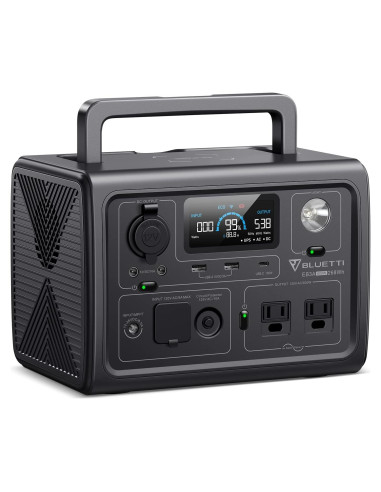 Generador Solar BLUETTI EB3A 268Wh 600W Carga Rápida