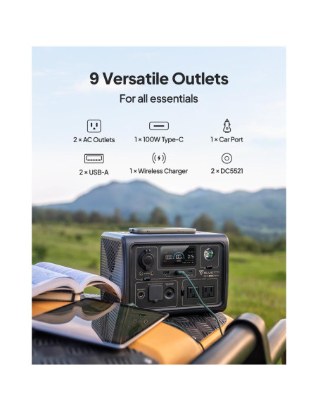 Generador Solar BLUETTI EB3A 268Wh 600W Carga Rápida Generador Solar BLUETTI EB3A 268Wh 600W Carga Rápida