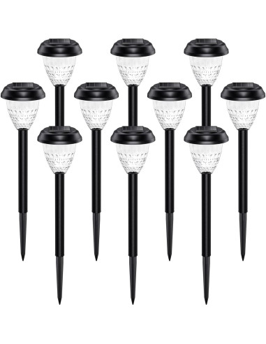 Luces Solares URAGO 10 Piezas LED Impermeables Jardín