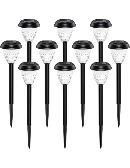 Luces Solares URAGO 10 Piezas LED Impermeables Jardín Luces Solares URAGO 10 Piezas LED Impermeables Jardín