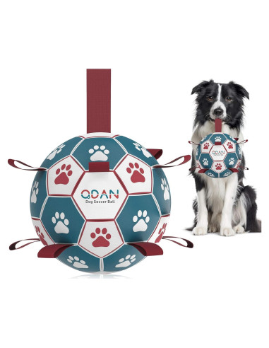 Pelota de Fútbol QDAN para Perros Medianos y Pequeños