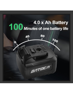 Pulidora Orbital Inalámbrica BATOCA S2, 2 Baterías 4Ah, 4500 RPM 2