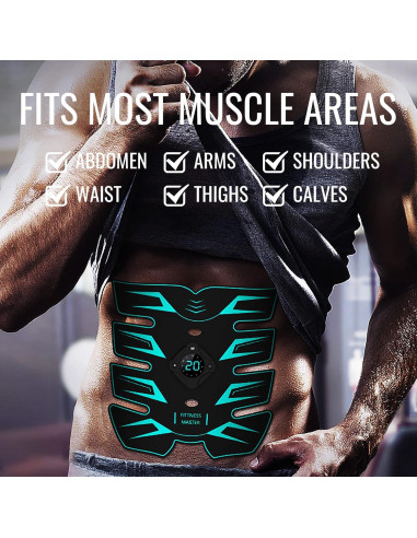 Estimulador de Abs Innocareer EMS para Abdomen y Brazos