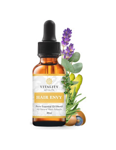 Suero Natural para el Crecimiento del Cabello - Envidia del Cabello - 100% Aceites Esenciales - 68g