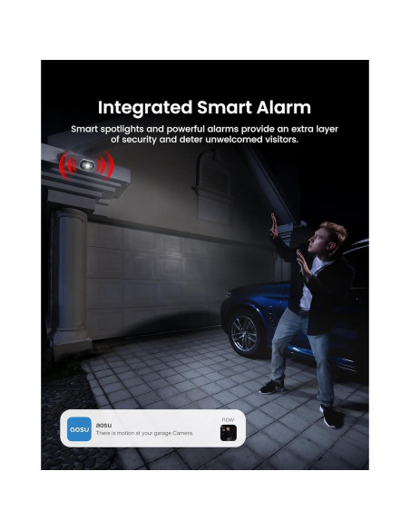 Cámaras de Seguridad Solar AOSU Kit de 4 para Exterior Cámaras de Seguridad Solar AOSU Kit de 4 para Exterior