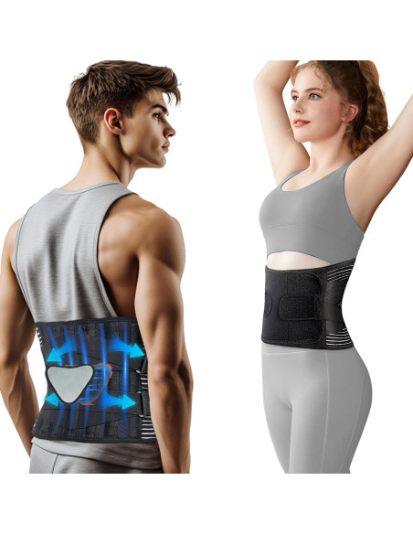 Faja Lumbar Abdtech Ajustable para Alivio de Espalda Baja Faja Lumbar Abdtech Ajustable para Alivio de Espalda Baja