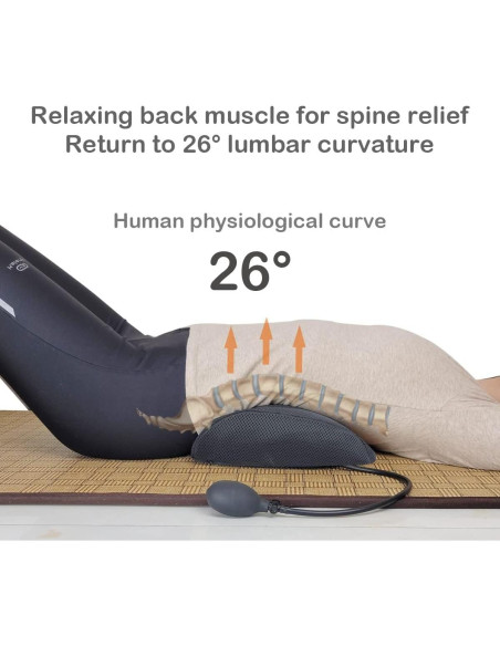 Cojín Lumbar Inflable Awave Bloom para Coche y Oficina Cojín Lumbar Inflable Awave Bloom para Coche y Oficina