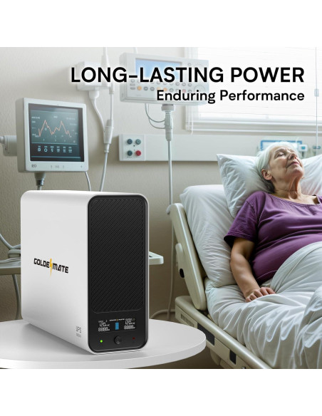 UPS 1000VA GOLDENMATE 800W 8 Salidas Batería LiFePO4 UPS 1000VA GOLDENMATE 800W 8 Salidas Batería LiFePO4