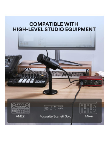 Micrófono Dinámico XLR MAONO PD100 para Podcast y Streaming