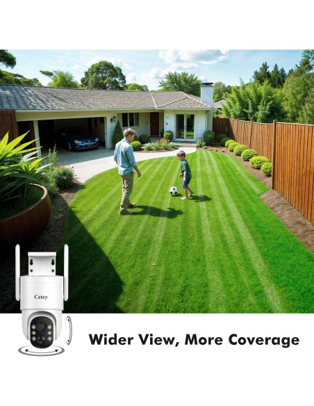 Cámara de Seguridad Inalámbrica Cetey DX6 2K Solar IP66 Cámara de Seguridad Inalámbrica Cetey DX6 2K Solar IP66