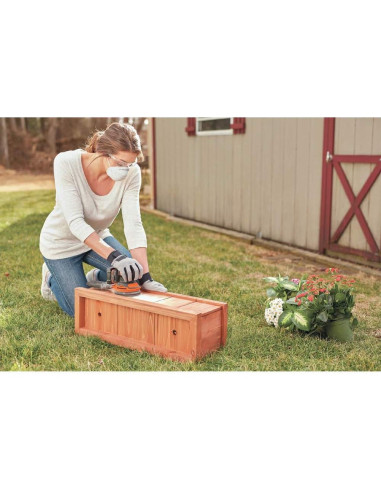 Lijadora Orbital BLACK+DECKER 20V Inalámbrica 12000 OPM