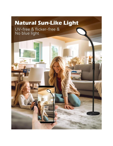 Lámpara de Terapia de Luz Aoife 11000 Lux 10 Niveles Brillo