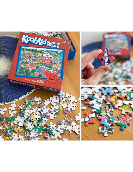 Rompecabezas Kool-Aid Man 500 Piezas 60,96 x 45,72 cm Rompecabezas Kool-Aid Man 500 Piezas 60,96 x 45,72 cm