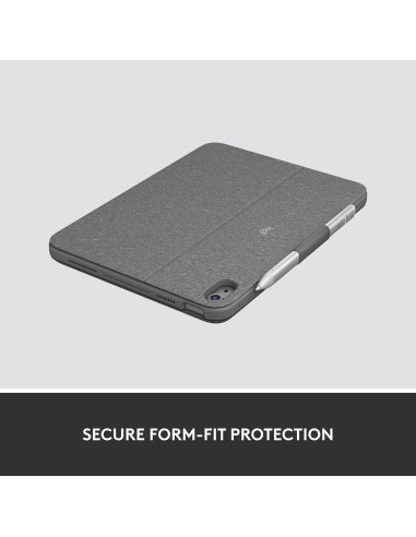 Funda Teclado Logitech Combo Touch para iPad 10 Gen - Gris