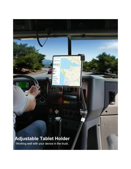 Soporte de Tablet Woleyi para Coche 9-14" Antirrobo Soporte de Tablet Woleyi para Coche 9-14" Antirrobo