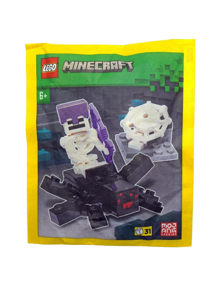 Minifigura Minecraft LEGO Araña y Esqueleto 6+ Minifigura Minecraft LEGO Araña y Esqueleto 6+