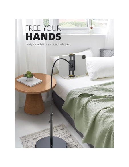 Soporte de Piso Lamicall FT01-B para Tabletas 4.7''-12.9'' Soporte de Piso Lamicall FT01-B para Tabletas 4.7''-12.9''