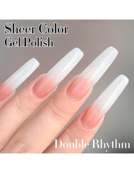 Esmalte de Uñas Gel Doble Ritmo 15ml Blanco Lechoso Esmalte de Uñas Gel Doble Ritmo 15ml Blanco Lechoso