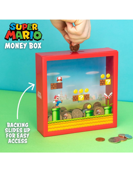 Caja de Ahorros Super Mario Bros. Paladone 18cm Multicolor Caja de Ahorros Super Mario Bros. Paladone 18cm Multicolor