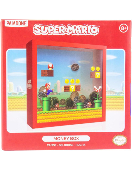 Caja de Ahorros Super Mario Bros. Paladone 18cm Multicolor Caja de Ahorros Super Mario Bros. Paladone 18cm Multicolor