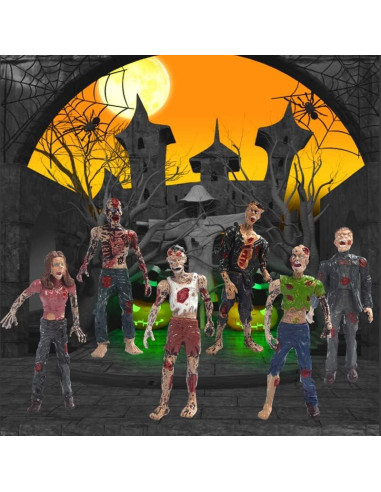Figuras de Acción Soldados y Zombis IMIREUXY 12PCS