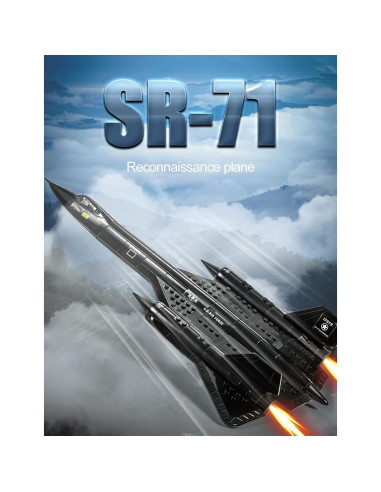 Set de Bloques SEMKY SR-71 Avión Reconocimiento 183 Piezas