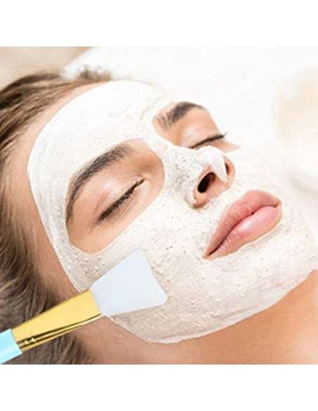 Juego de 6 Brochas de Silicona SQULIGT para Facial y Labios Juego de 6 Brochas de Silicona SQULIGT para Facial y Labios