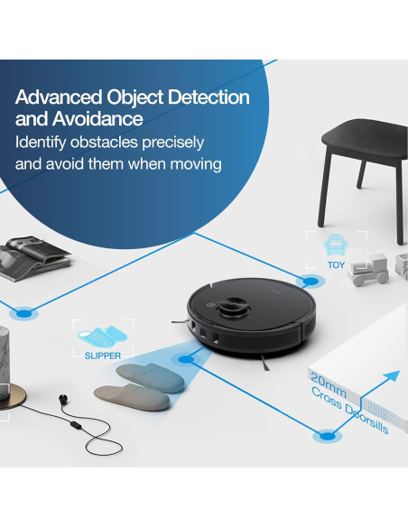 Robot Aspiradora ECOVACS Deebot N8 Pro 2600Pa Mopa 2 en 1 Robot Aspiradora ECOVACS Deebot N8 Pro 2600Pa Mopa 2 en 1