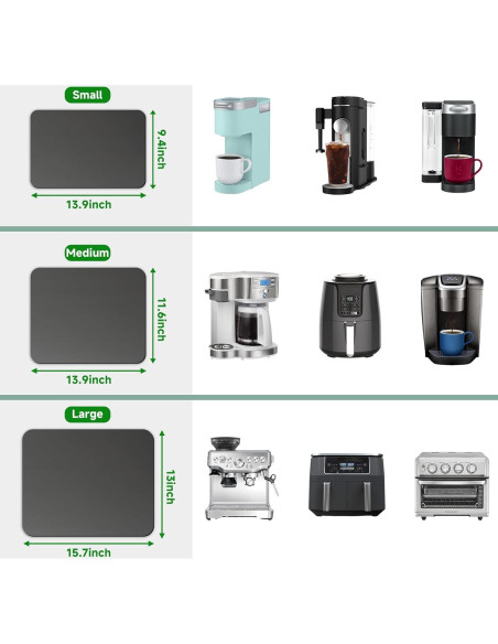 Bandeja Rodante 360 Taladad para Cafetera Negra Grande Bandeja Rodante 360 Taladad para Cafetera Negra Grande