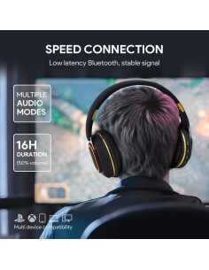 Auriculares Bluetooth YPENS H3 Plegables Inalámbricos Negro 2