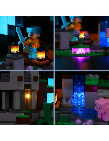 Kit de Luz LED BrickBling para LEGO Puesto de Espada 21244 Kit de Luz LED BrickBling para LEGO Puesto de Espada 21244