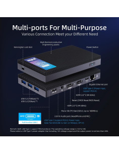 Mini PC MeLE Quieter 3C 16GB RAM 512GB 4K Sin Ventilador 2