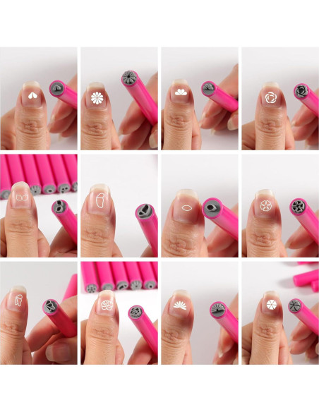 Set de 15 Sellos de Uñas WOKOTO con Diseños de Flores y Mariposas Set de 15 Sellos de Uñas WOKOTO con Diseños de Flores y Mariposas