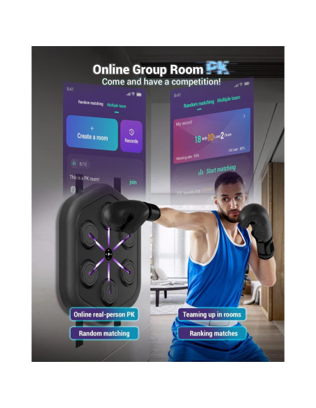 Máquina de Boxeo Musical Inteligente MAITUFIT M4 con APP Máquina de Boxeo Musical Inteligente MAITUFIT M4 con APP