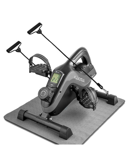 LifePro Mini Bicicleta de Pedales 3 en 1 con Bandas - Gris LifePro Mini Bicicleta de Pedales 3 en 1 con Bandas - Gris
