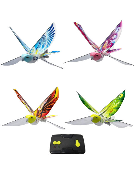 MUKIKIM eBird Loro Verde - Juguete Drone RC Volador MUKIKIM eBird Loro Verde - Juguete Drone RC Volador