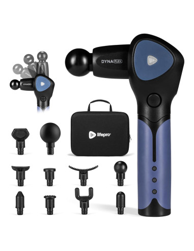 Pistola de Masaje LifePro Ajustable 12 Piezas 1,36 kg