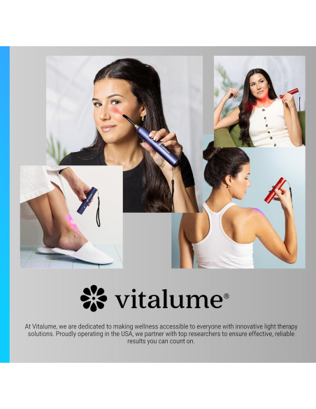 Varita Terapia Luz Roja Vitalume - Alivio Rápido Dolor y Herpes Varita Terapia Luz Roja Vitalume - Alivio Rápido Dolor y Herpes