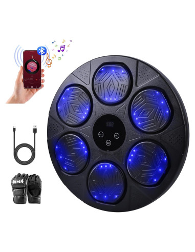 Máquina de Boxeo Musical renZEC QBJ-66 con Guantes, 1.81 kg
