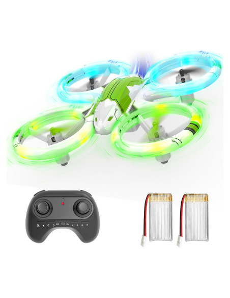 Dron BEZGAR HQ051S Mini RC LED para Niños - Acrobacias Dron BEZGAR HQ051S Mini RC LED para Niños - Acrobacias
