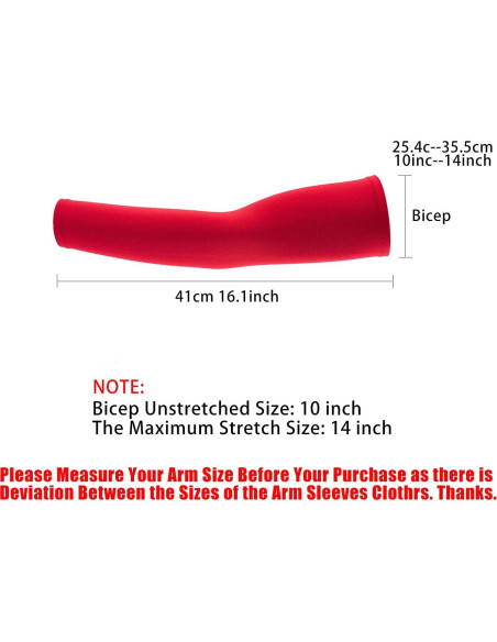 Manga de brazo deportiva XINFIRE roja con protección UV Manga de brazo deportiva XINFIRE roja con protección UV