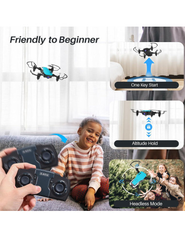 Dron Mini SIMREX X300C con Cámara 720P y 2 Baterías