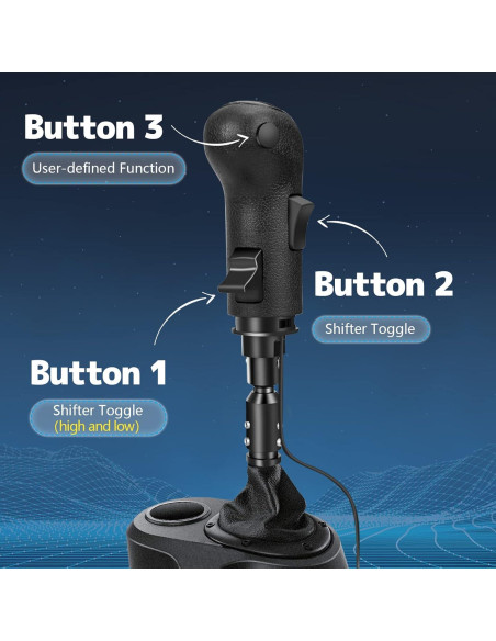 Cambiador USB Dexepe para Simulador de Camiones PC - Compatible G25 G27 G29 TH8A Cambiador USB Dexepe para Simulador de Camiones PC - Compatible G25 G27 G29 TH8A