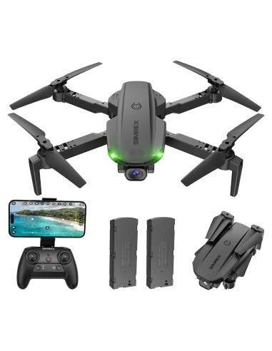Dron SIMREX X800 con cámara 1080P y 2 baterías